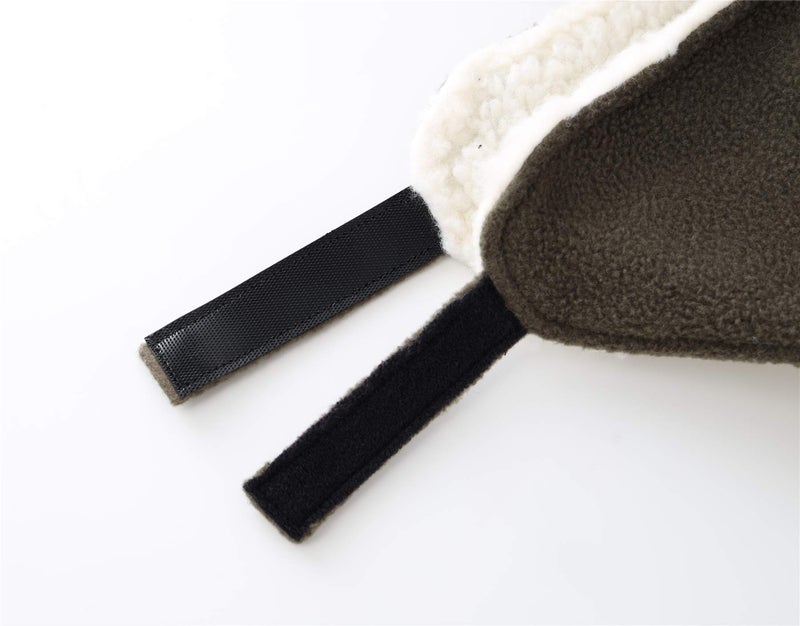 Connectyle Toddler Boys Fleece Skull Cap with Brim Warm Winter Hats with Ear Flaps Outdoor Ski Cap Army Green - Image 5